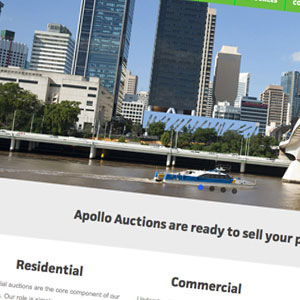 Apollo Auctions website